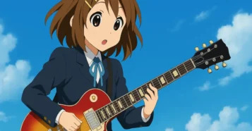 K-On Filme Kyoto Animation banda leve música Yui
