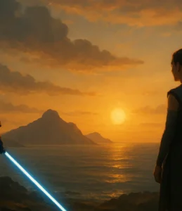 Últimos Jedi Rian Johnson Luke Skywalker ilha Rey treinamento