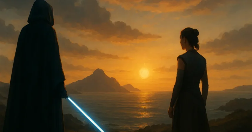 Últimos Jedi Rian Johnson Luke Skywalker ilha Rey treinamento