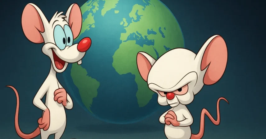 Pinky e Cérebro: Gênios ratos e o plano de dominar o mundo