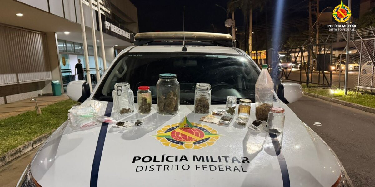 Cheiro forte de maconha leva PMDF a prender suspeito em Ceilândia